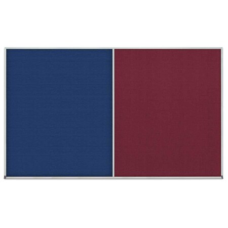 United Visual Products Double Door Radius Corkboard, 42"x32", Hea, UV70125RC-BLACK-COBACC UV70125RC-BLACK-COBACC